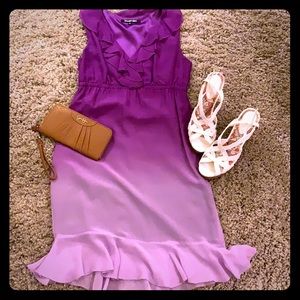 Gianni Bini Purple Ombré Dress